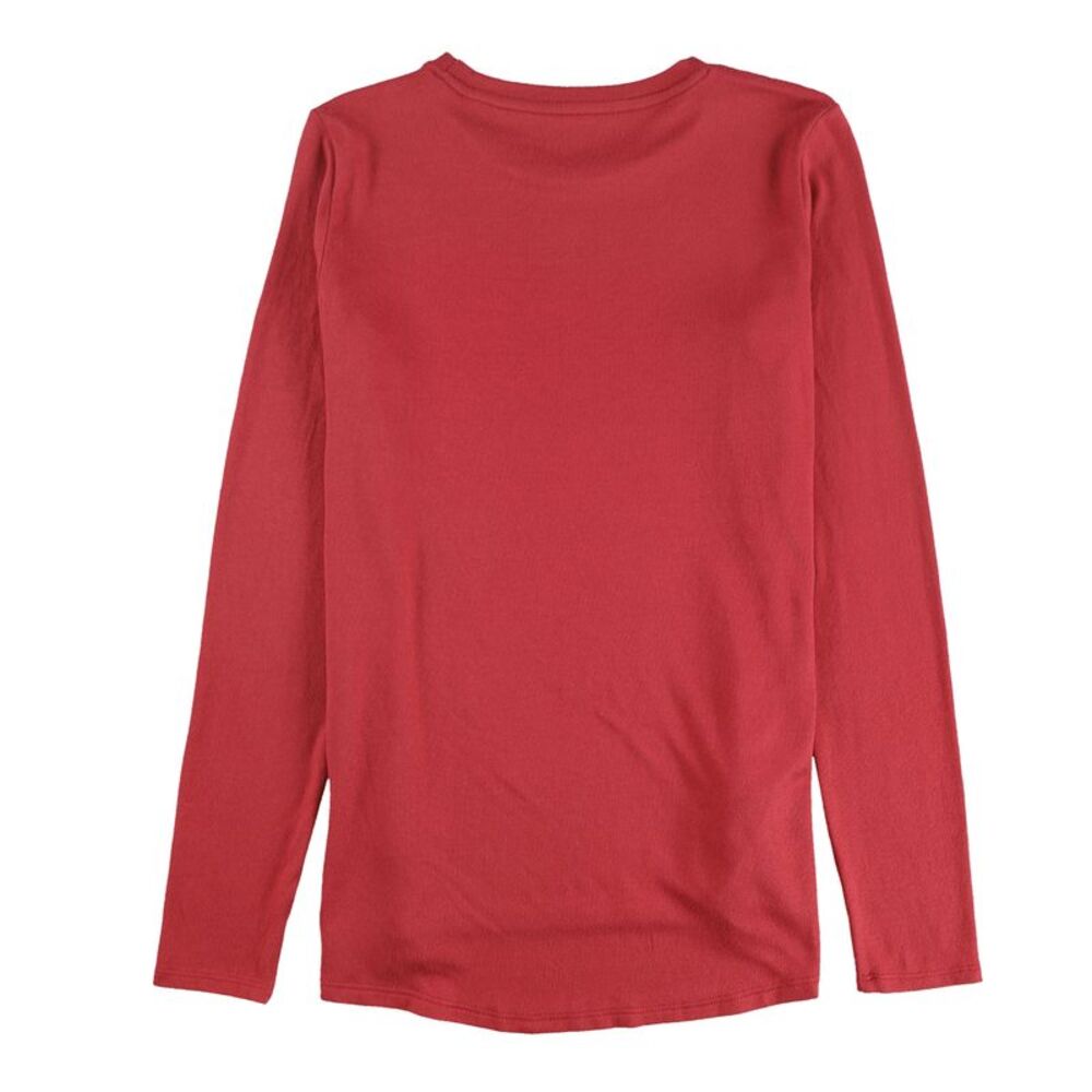 American Eagle Womens Solid Pullover Sweater, Red… - image 2